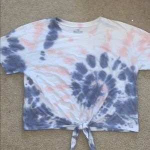 Tie-dye crop top